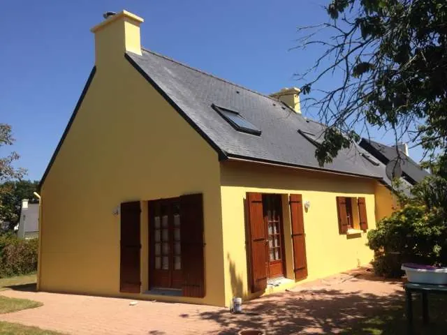 Ravalement d'une maison individuelle