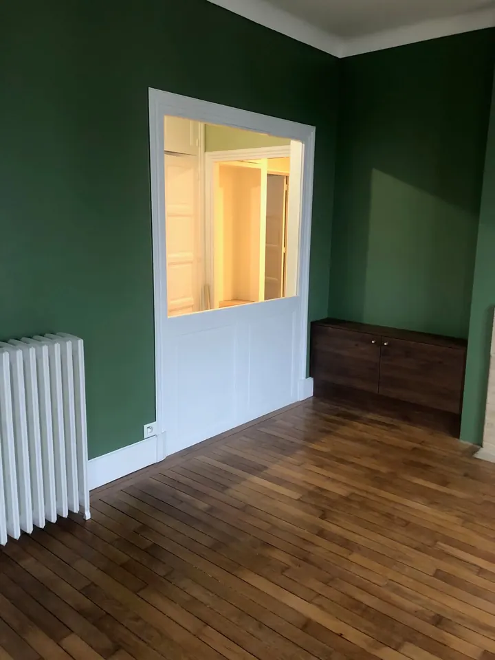 Parquet poncé et vitrifié